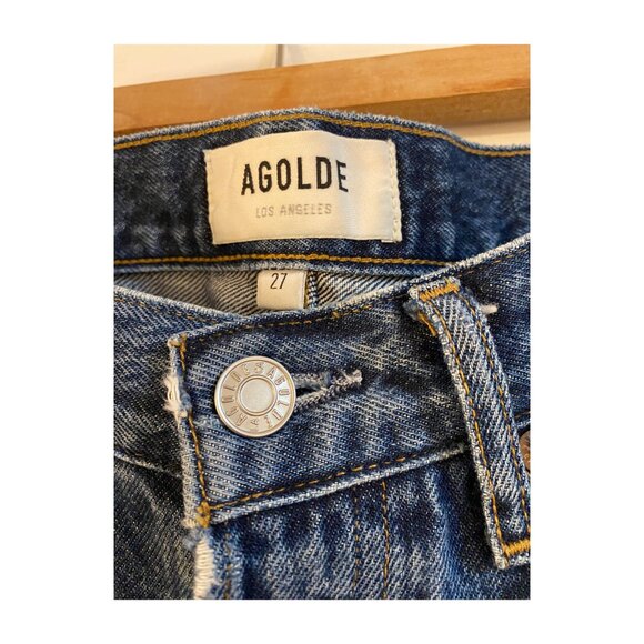 Agolde '90s Crop Loose Straight Leg Jeans - Picture 5 of 7